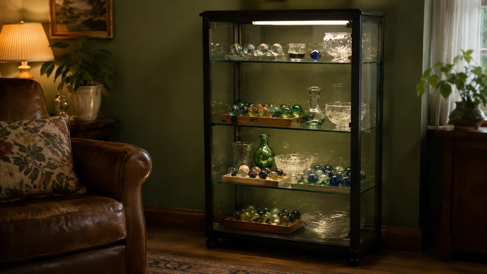 Glass Display Cabinet vs an Open Shelf for Fragile Collectibles