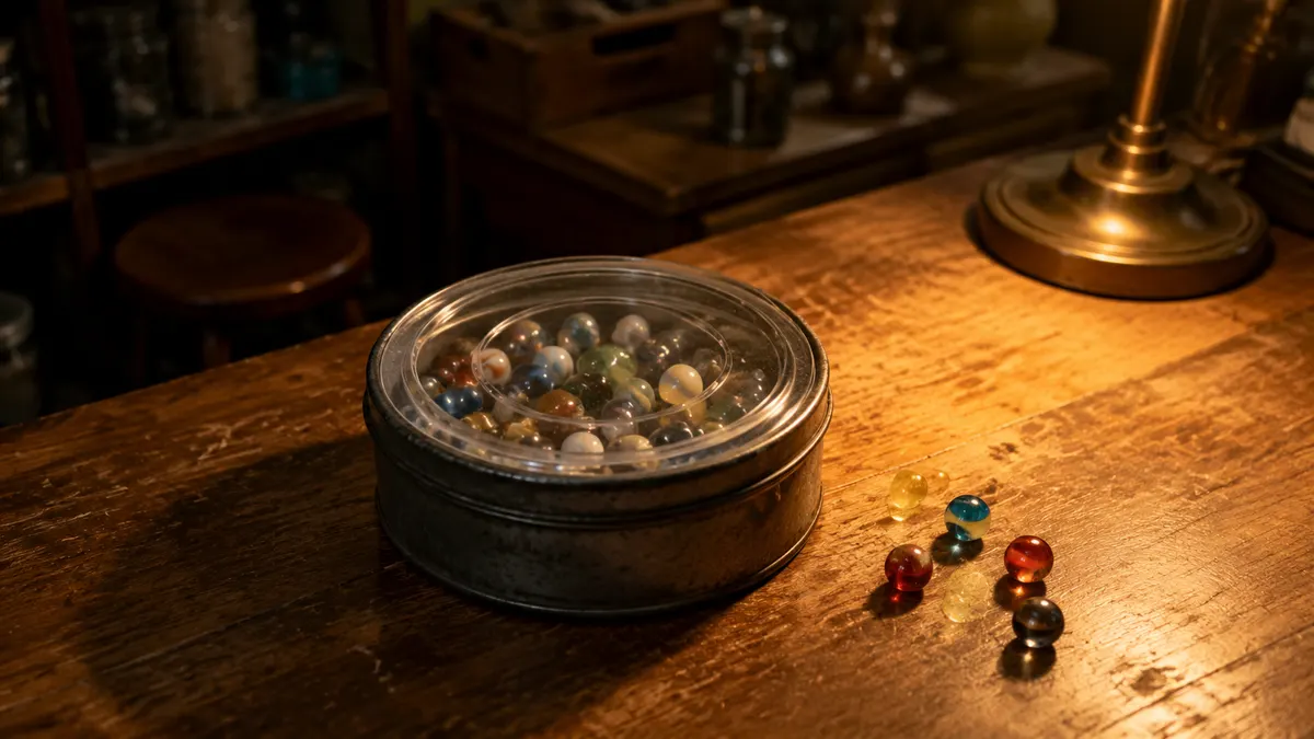 The Tin of Marbles That Reminded Me Why I Collect