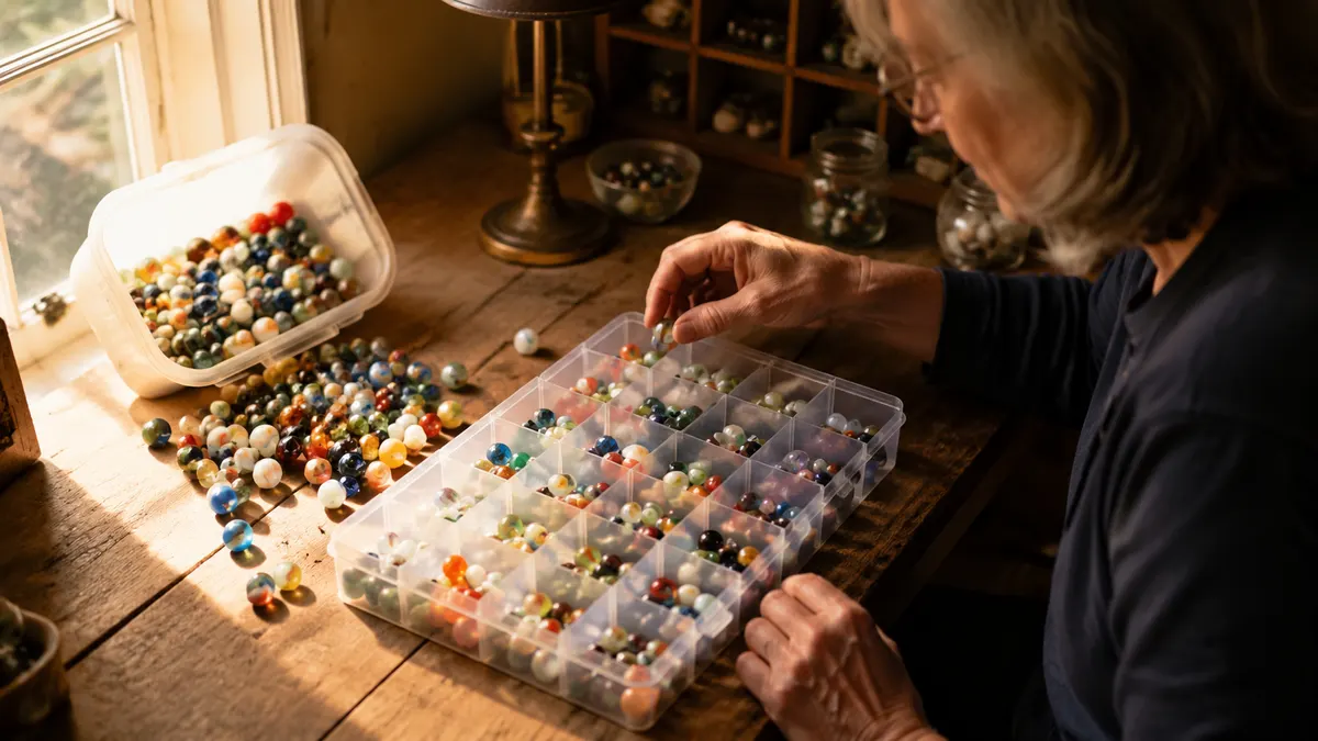 Adjustable Divider Organizer Box Review: Sorting a Whole Marble Stash